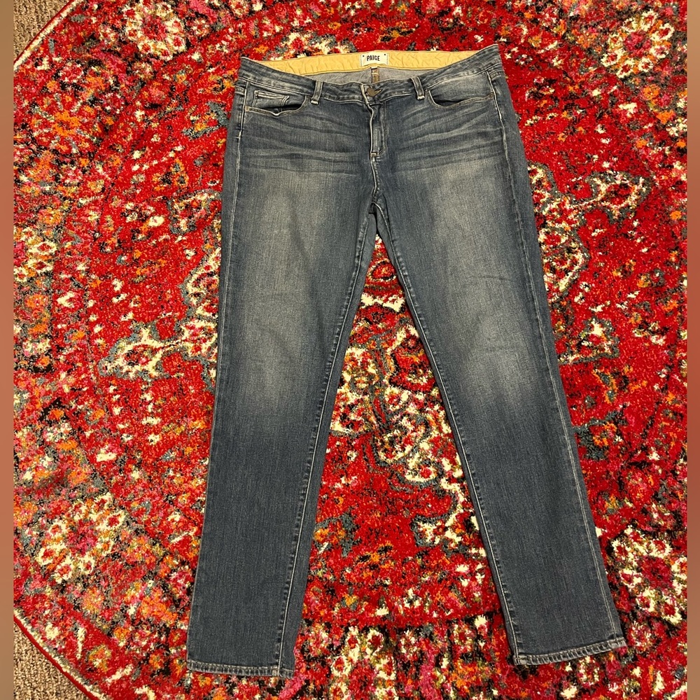 Paige Women’s Jimmy Jimmy Skinny Tigerlily Premium Denim Jeans